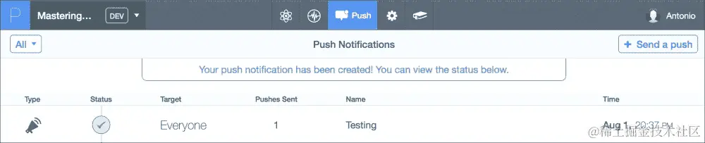 使用 Parse 的推送通知