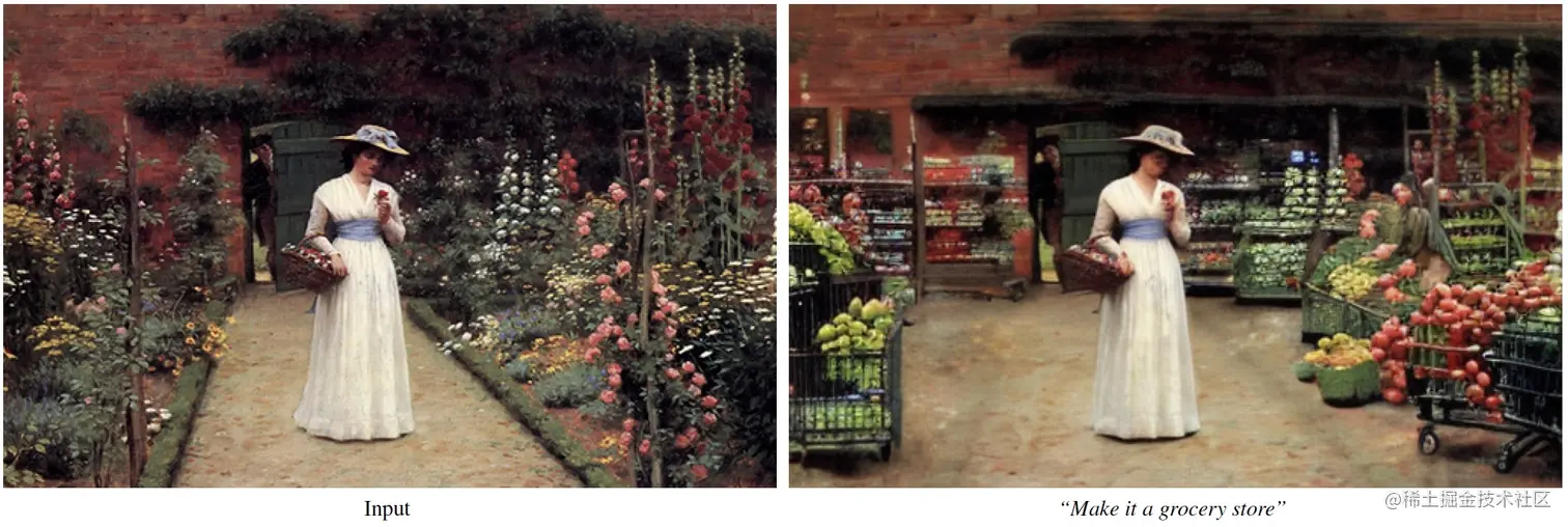 Leighton's Lady in a Garden moved to a new setting