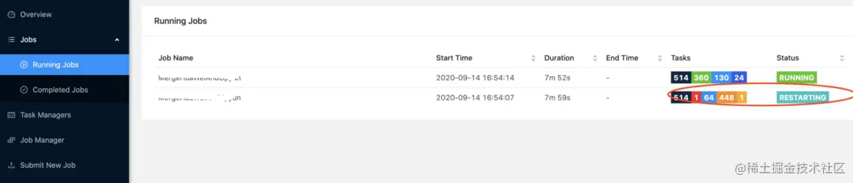 Flink管理平台页面