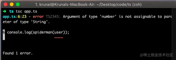 Type annotations in TypeScript