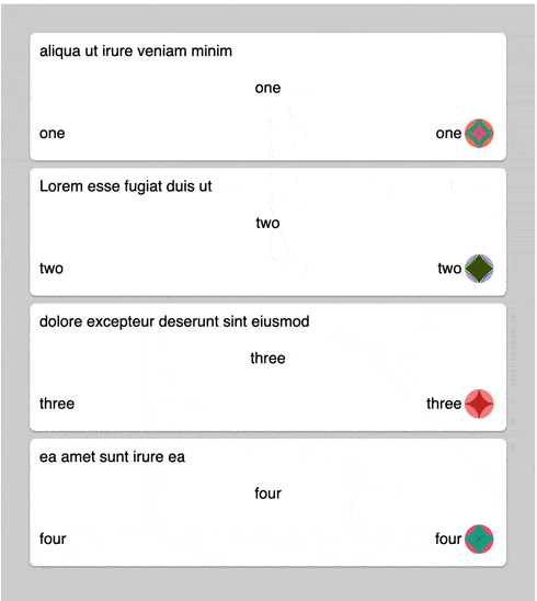 Card Elements Jumping Back To Original Spot After Being Moved To A Different Spot