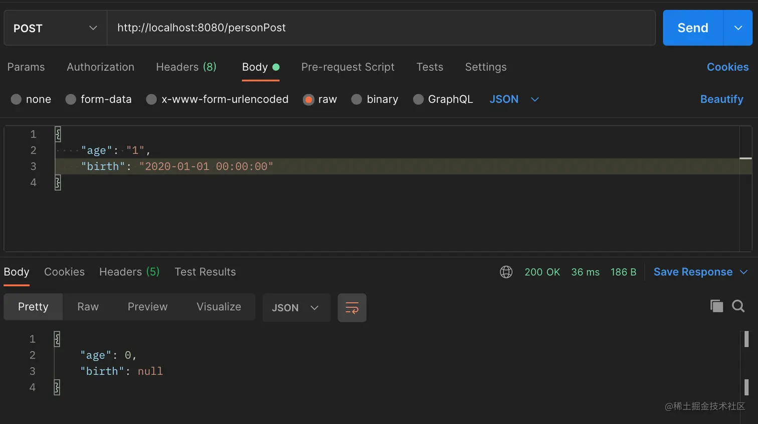 post-json-no@RequestBody
