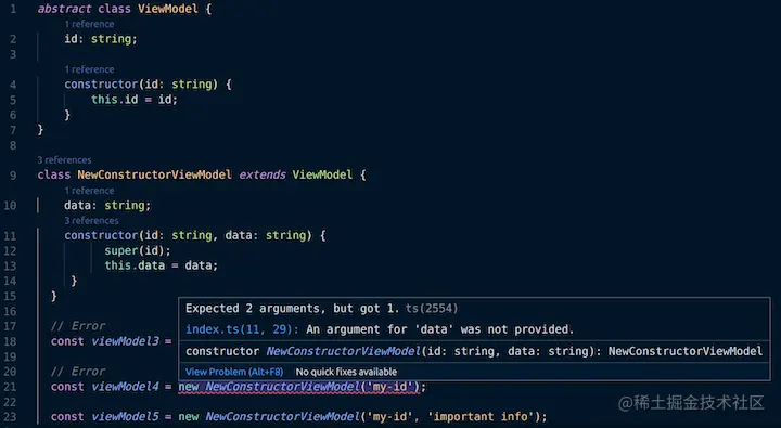 Error TS2554: Expected 1 Arguments But Got 1 Error in VS Code
