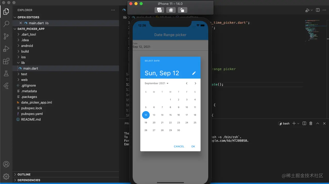 Flutter Date Time Picker Final