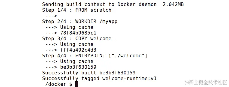 图 4.4：构建 Docker 镜像