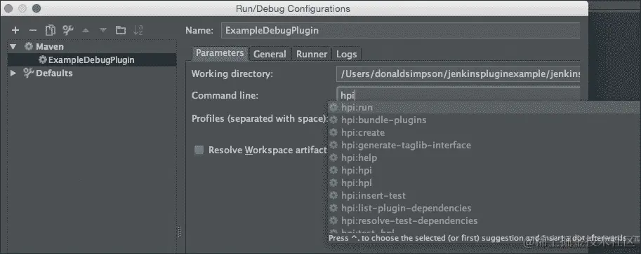 使用 IntelliJ 进行调试