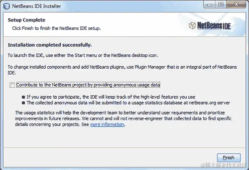 操作时间-逐步安装 NetBeans