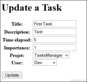 使用自定义类 CBV 更新