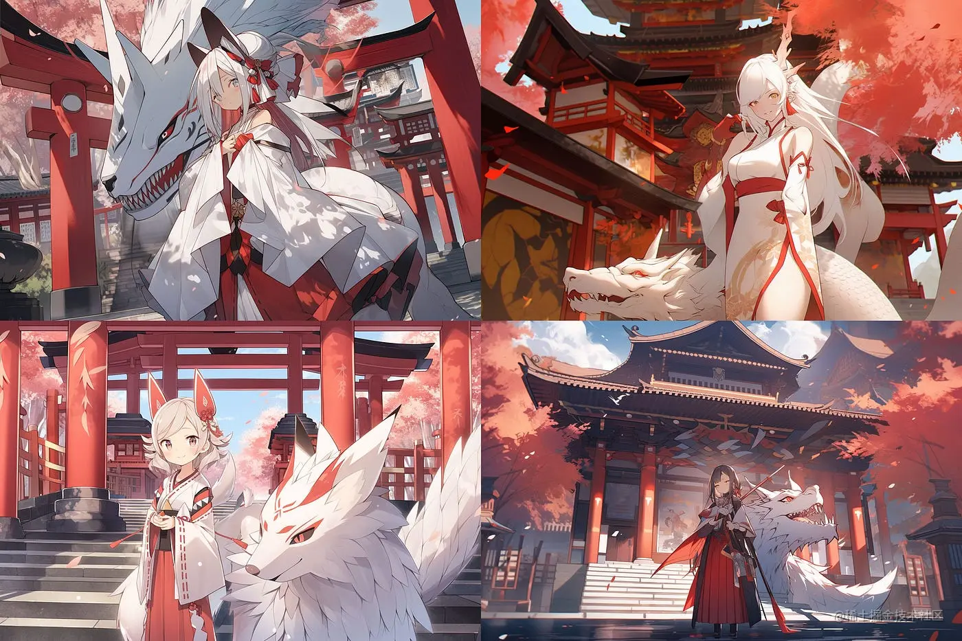 Midjourney Niji Mode, cute, default, expressive and scenic styles