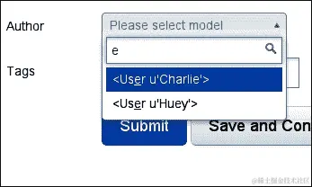 自定义管理模型表单