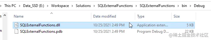 Opening the project directory