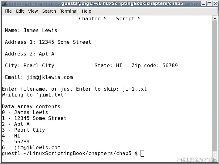 第五章 - 脚本 5