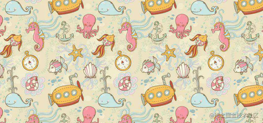How to Create a Summer Underwater Seamless Pattern adobe illustrator tutorial