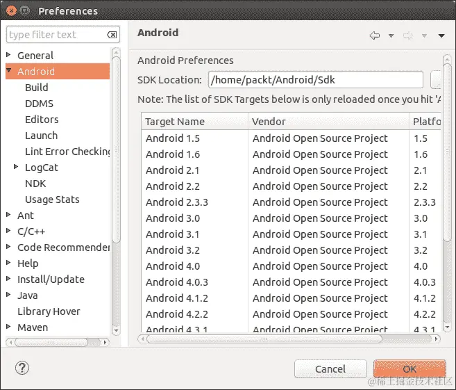 操作时间 – 在您的操作系统上安装带有 ADT 的 Eclipse