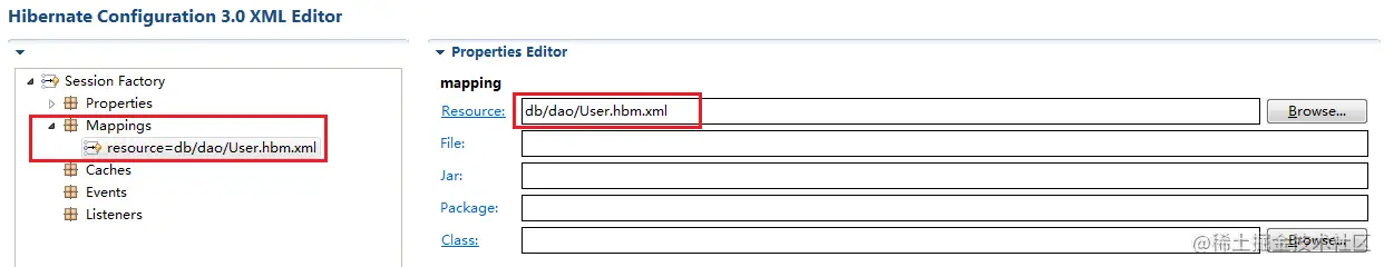 添加映射类配置文件OK