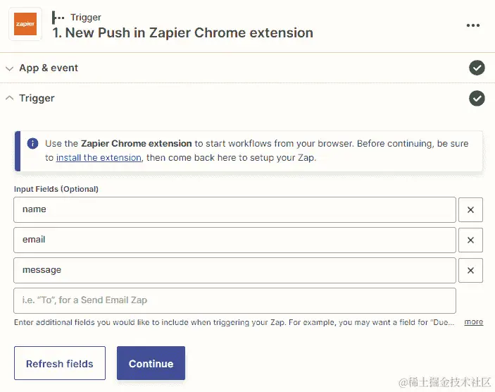 图 10.1 – ﻿自定义 New Push 触发事件概览