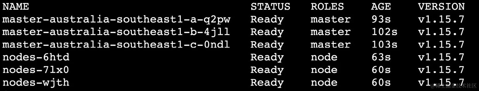 图 18.16：获取节点列表