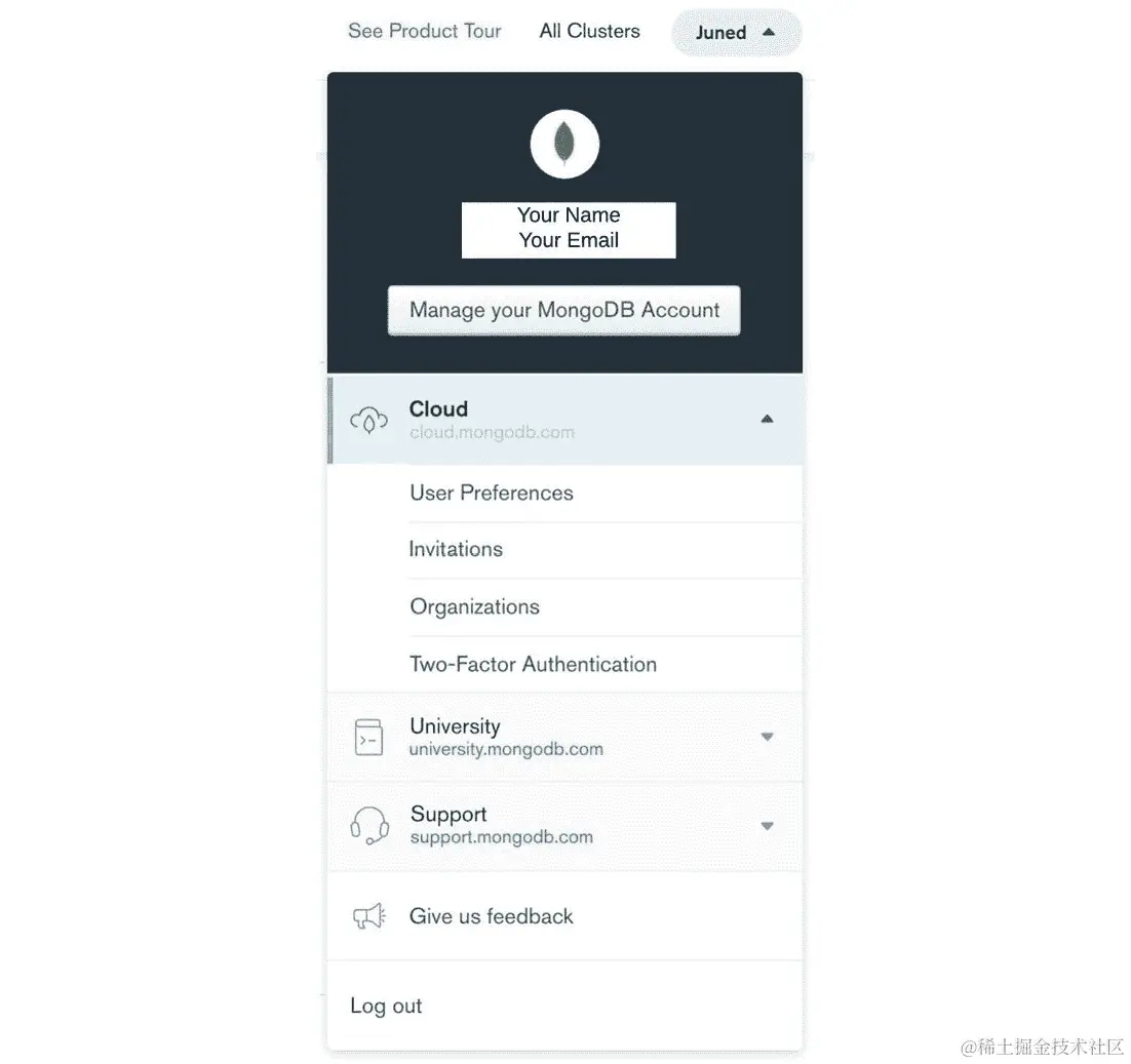 图 1.7：用户选项-组织