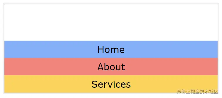 flex direction column justify content flex end