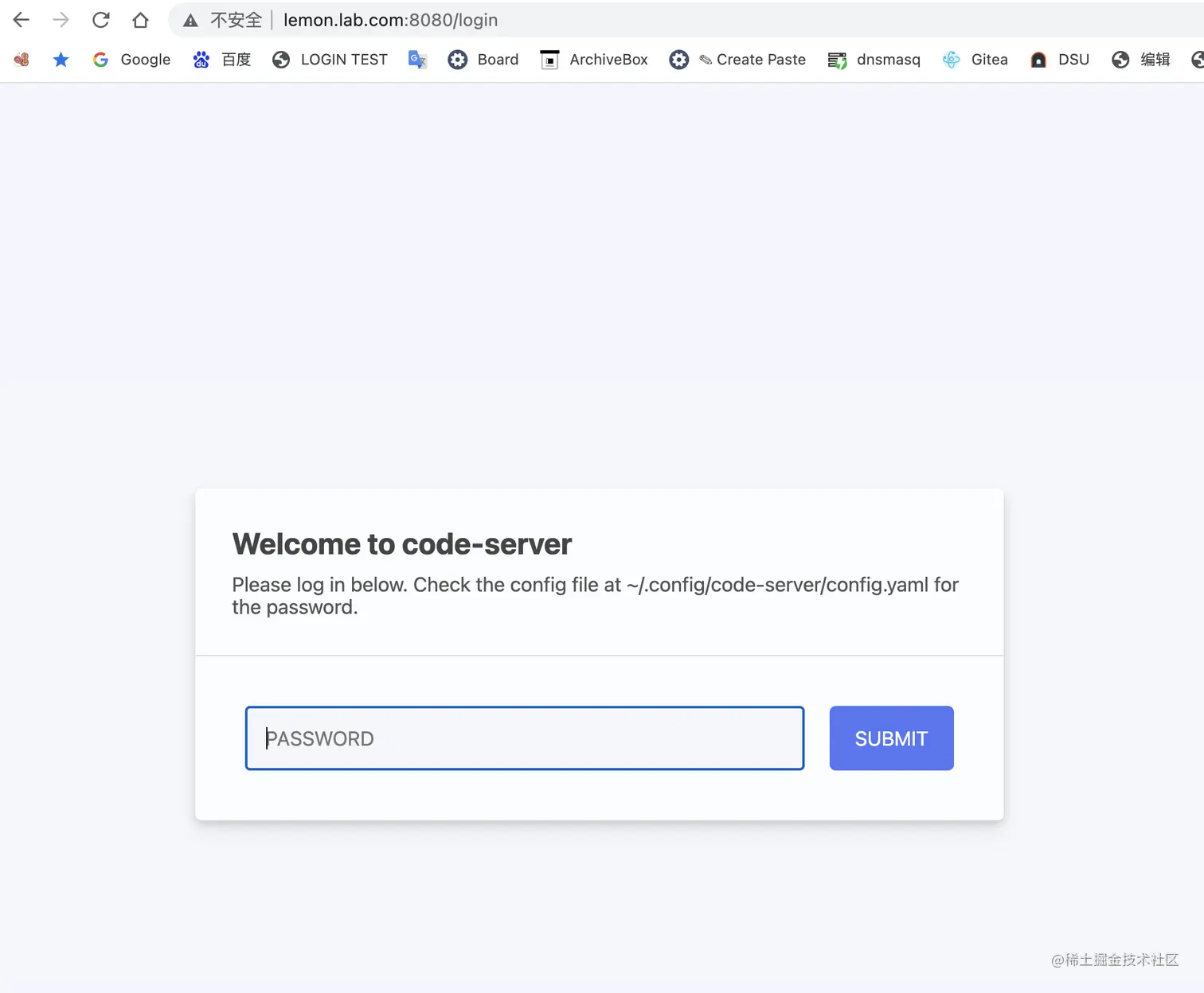 第一次登陆要求输入密码