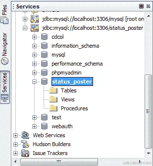 Time for action — creating MySQL database and table