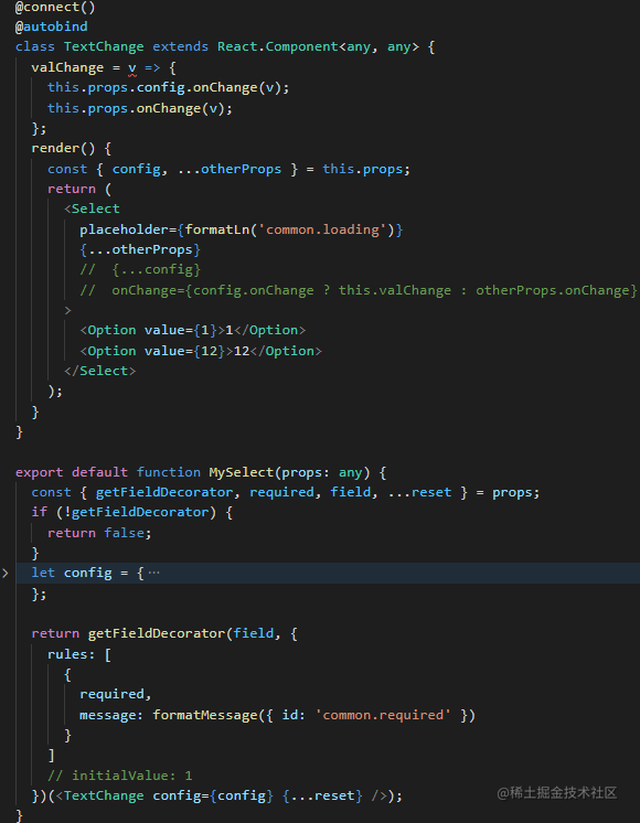 GetFieldDecorator OnChange 