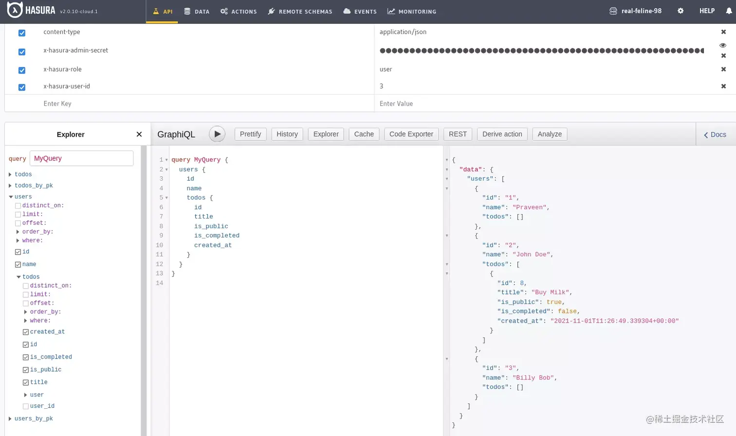 使用 Hasura 和 PostgreSQL 构建后端技巧你会吗