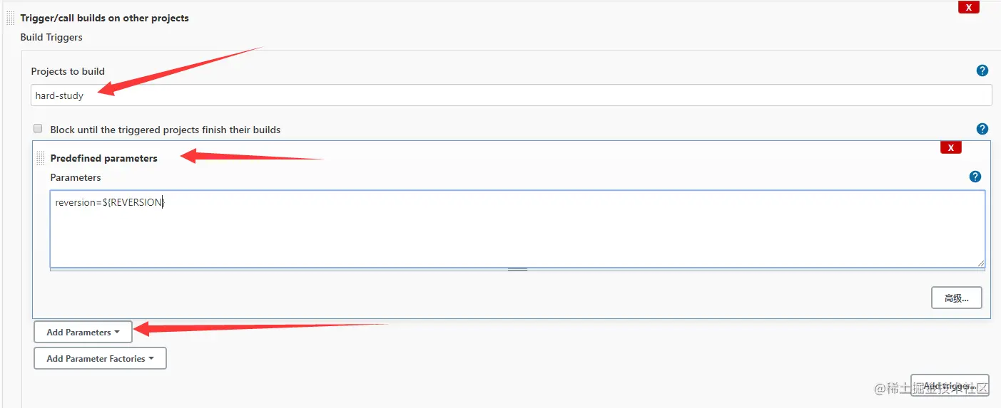 Predefined parameters