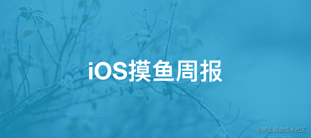 iOS摸鱼周报 第一期「建议收藏」