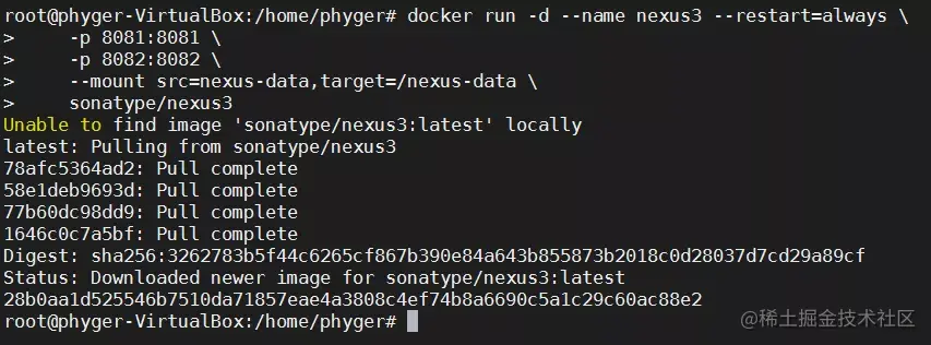 Docker-08-企业级镜像仓库启动Nexus 容器