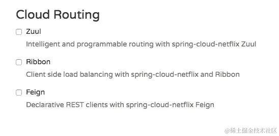 用于负载平衡的 Ribbon