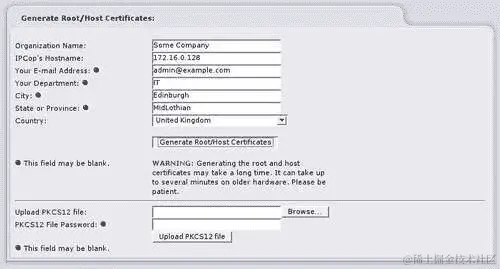 IPCop 中的 IPSec 证书