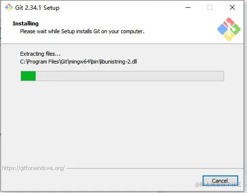 git自动根据配置开始安装