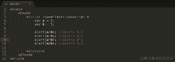 JavaScript 中的变量