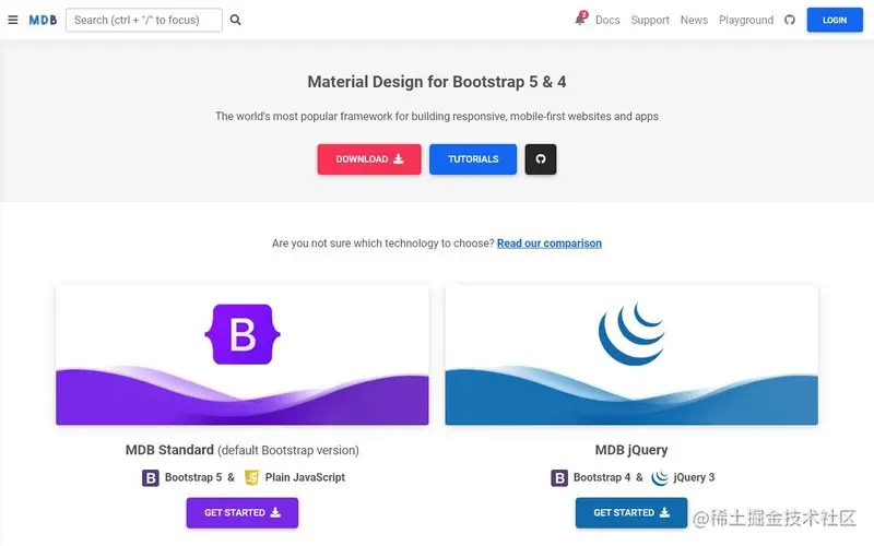 Material Design for Bootstrap