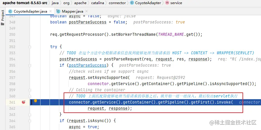 CoyoteAdapter.service()