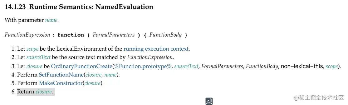 function expression Evaluation