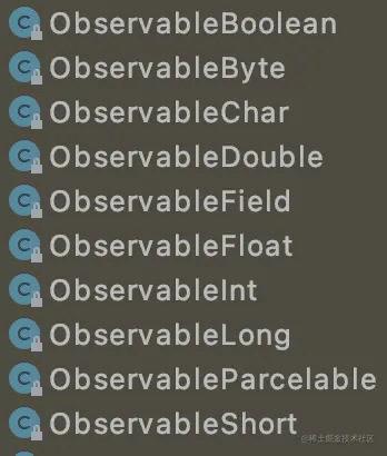 可观察数据类型