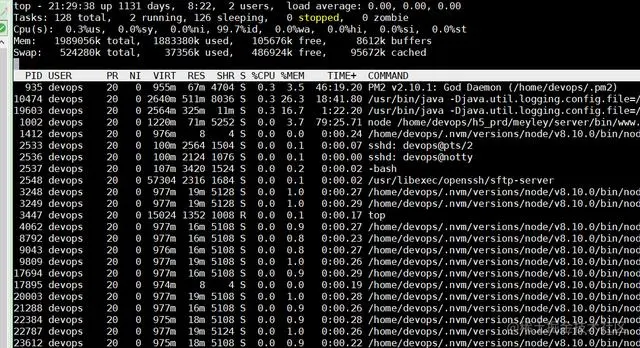 linux下TOP命令使用小技巧