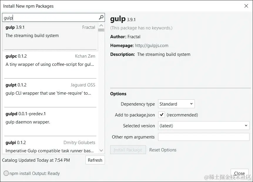使用 Node.js 和 Visual Studio 2015
