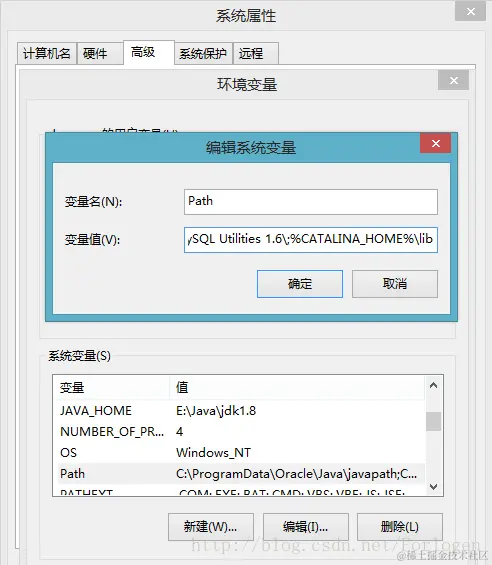 在path中添加如下内容