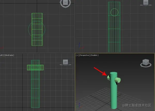 制作另一个圆柱体