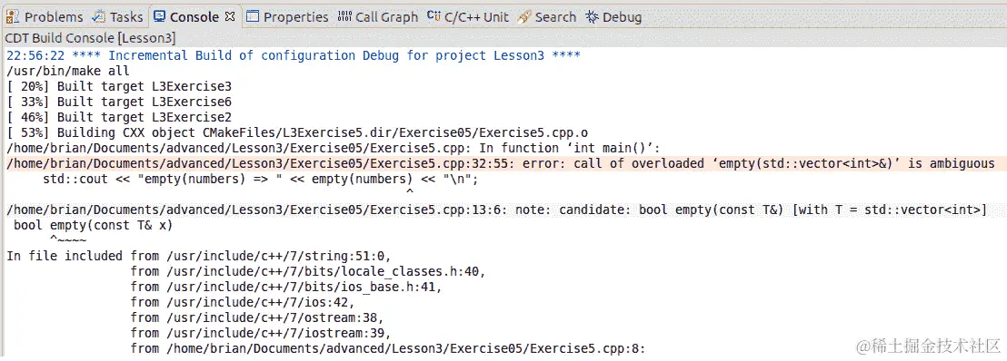 图 3.39：C++ 17 下编译失败-模棱两可的函数调用
