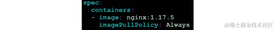 将镜像更改为 nginx:1.17.5