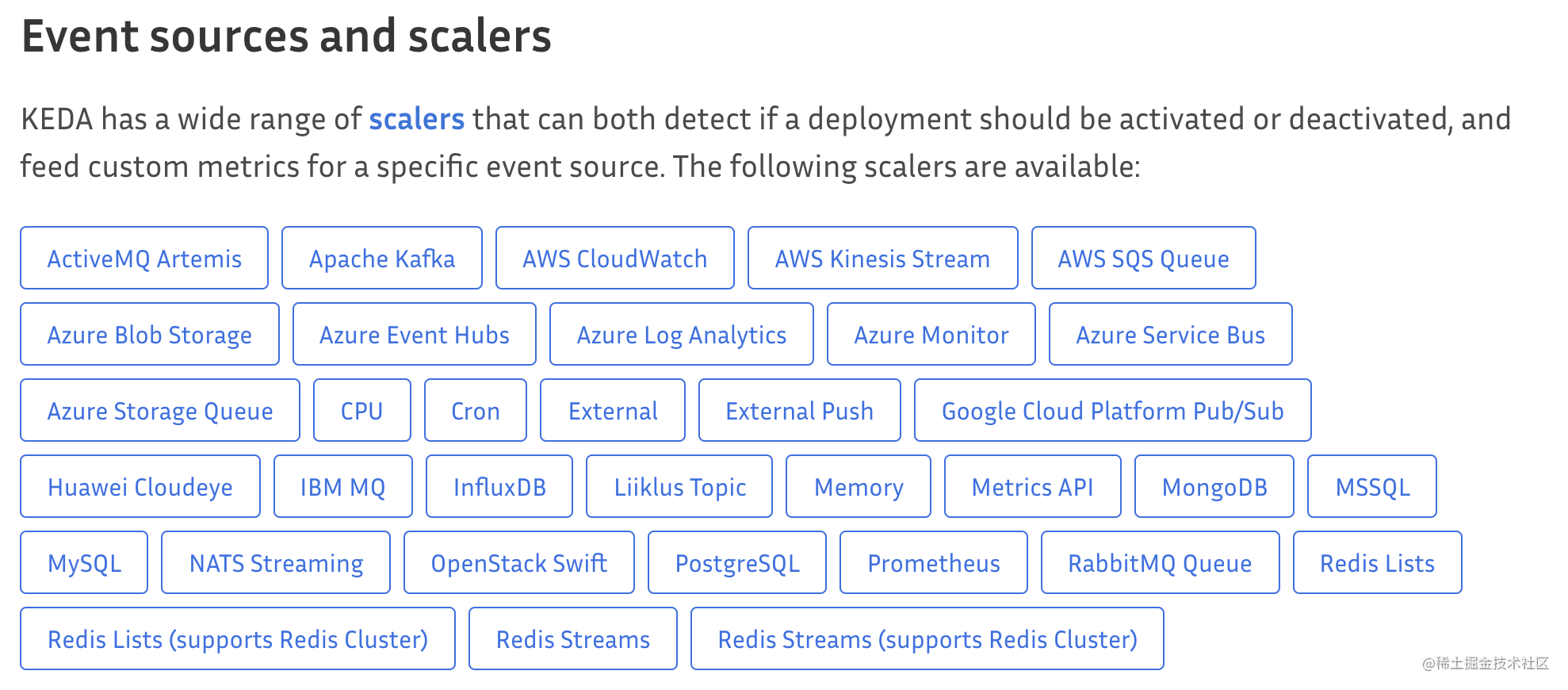 Kubernetes使用Keda进行弹性伸缩,更合理利用资源- 掘金