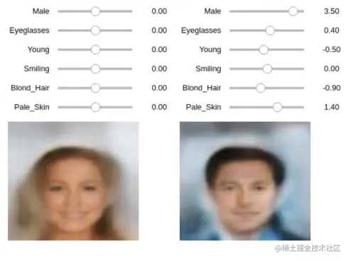 小部件修改多个面部属性