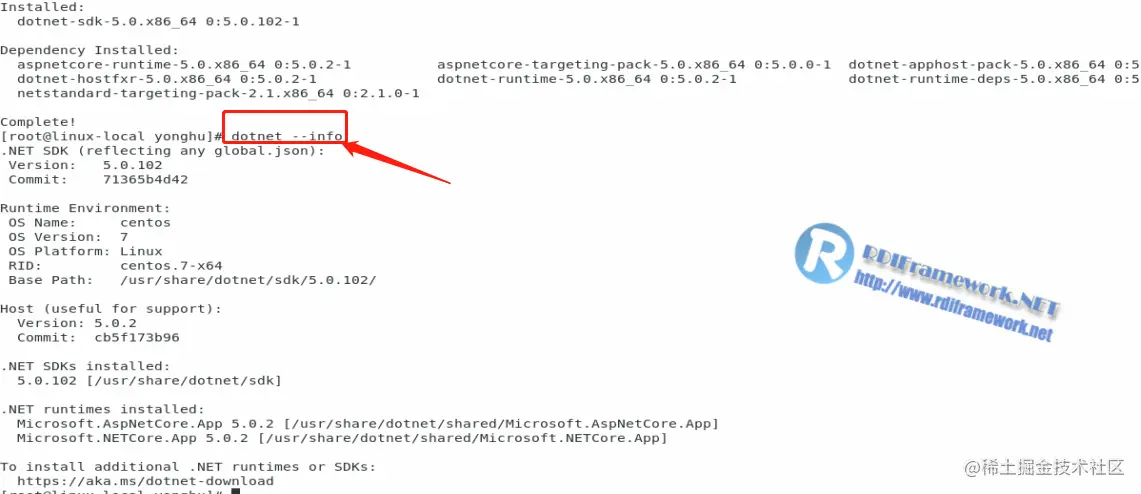 验证net core安装