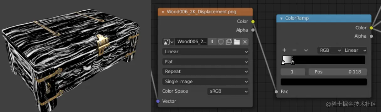 添加置换节点 - 瑞云渲染