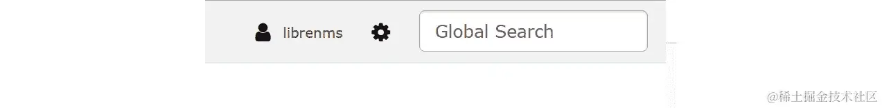 图 12.6 - LibreNMS“账户”和“系统”图标