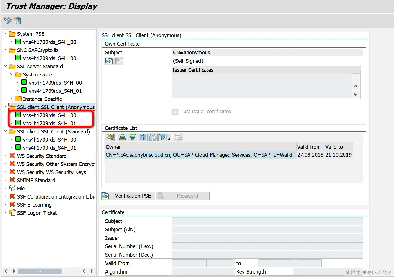 什么是服务器的SSL PSE帮助文档： https://help.sap.com/saphelp_nw73/helpda - 掘金